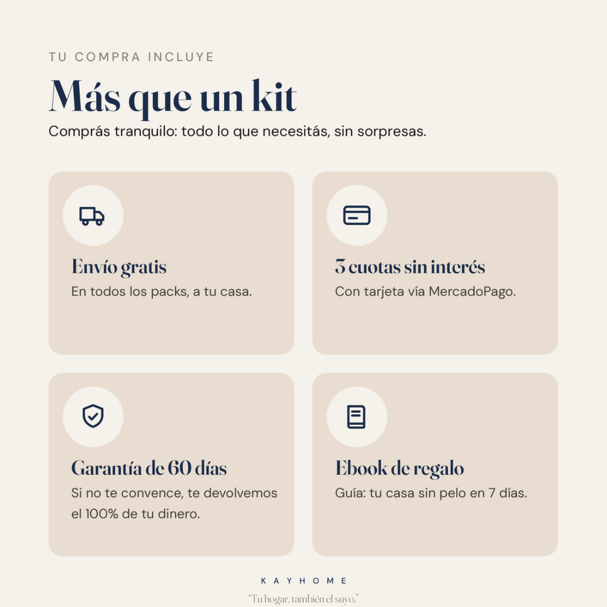 Kit Anti-Pelo Kayhome — Guante + Patita para Perros y Gatos